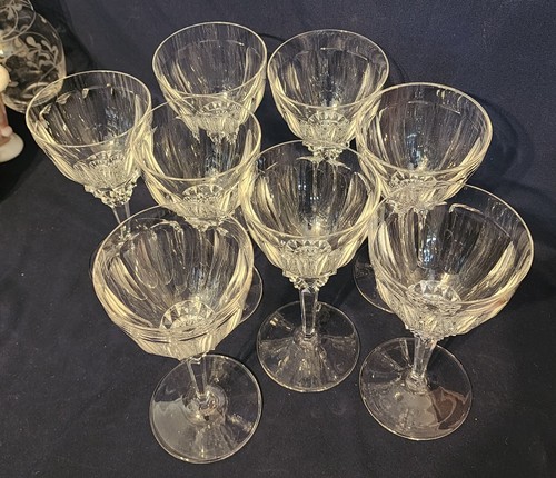 Royal Leerdam Netherland STARLIGHT Water Goblets (8) * WOW * - Picture 4 of 8