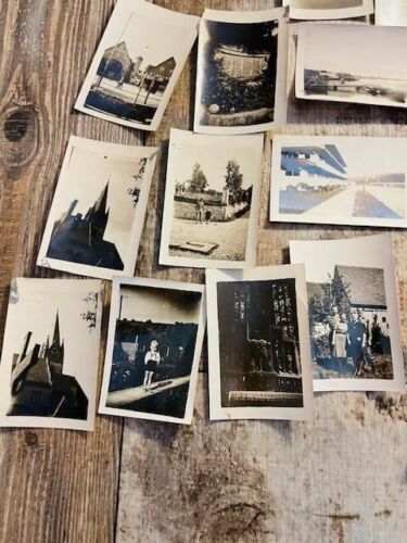 Vintage Schwarzweiß Fotos 30 Lot 3,5 x 2,5 Zoll 1945 - Bild 3 von 6