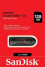 SanDisk Cruzer Glide 3.0 128GB USB 3.0 Flash Drive - SDCZ600-128G-G35
