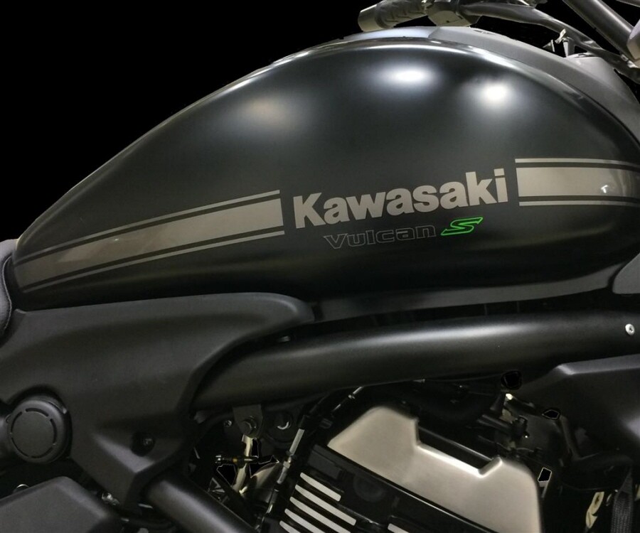 GENUINE KAWASAKI VULCAN S Sporty Tank stripe decal Anth for Black