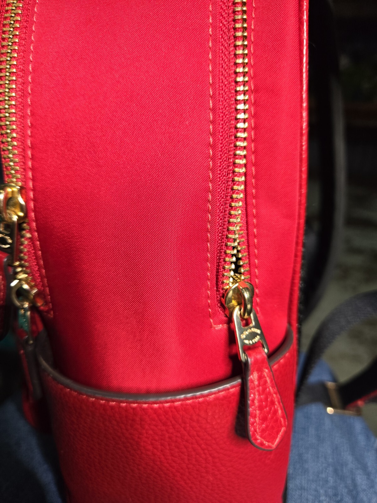 coach backpack leather - image 4