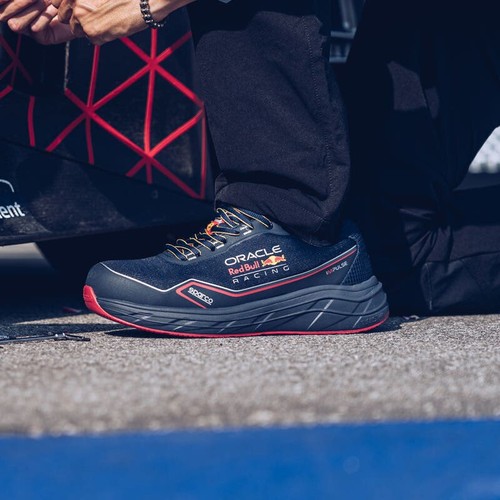 Scarpe antinfortunistiche Sparco Impulse RED BULL RACING calzature meccaniche scarpe da ginnastica ESD S1PS - Foto 5 di 31