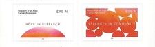 2023 IRELAND NEW ISSUE CANCER AWARENESS SELF-ADHESIVE SETENANT PAIR MNH