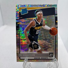 2020 Panini Donruss Optic #174 RJ Hampton Pulsar Silver Prizm Rookie Card RC
