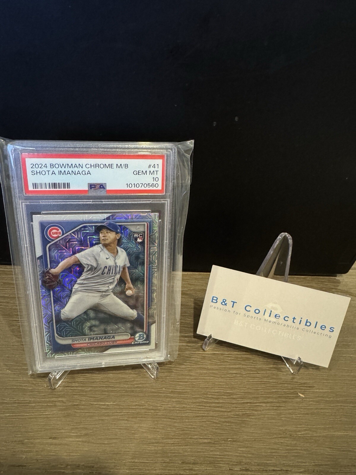 2024 Bowman Chrome Mega Box Shota Imanaga #41 PSA 10 GEM MINT Cubs Rookie RC 🔥