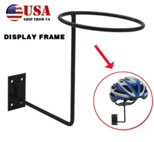 1X Motorcycle Bike Helmet Holder Hook Jacket Bag Display Wall Mount Hanger Rack