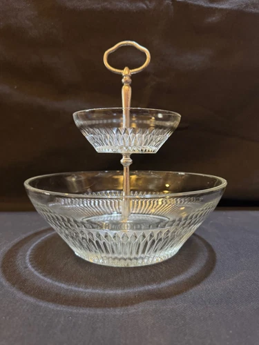 Jeannette "Anniversary" Clear Vintage Depression Glass Hard To Find