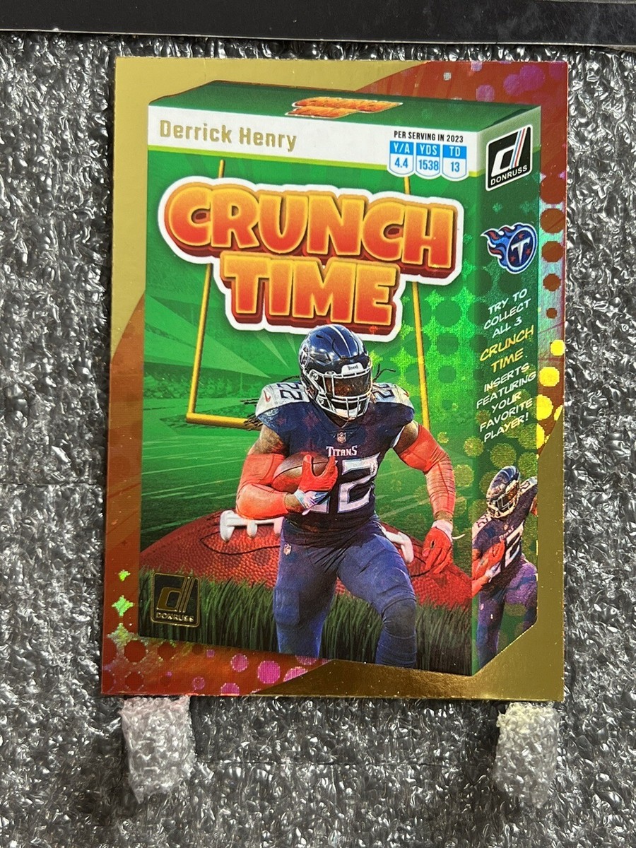 2023 Donruss Derrick Henry SP Crunch Time Holo Rare CT-10