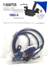 J.J. Keller Y-Adapter Electronic Logging Device OBD-II Diagnostic Port 50100 NEW