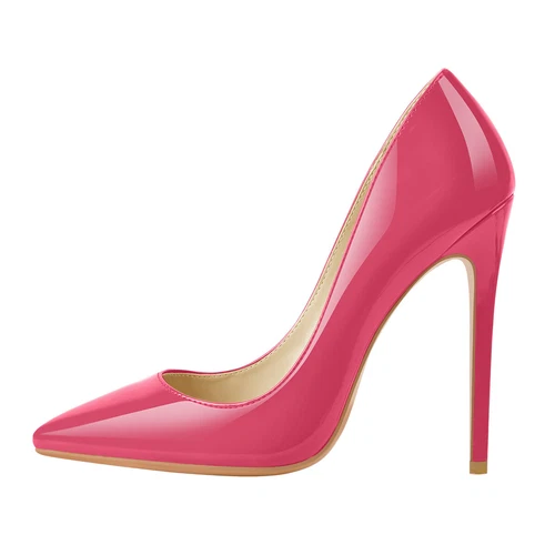 Sexy Damen-Stiletto-High-Heels spitz zulaufend Büro OL Arbeit eleganter Schuh Übergröße - Bild 8 von 50