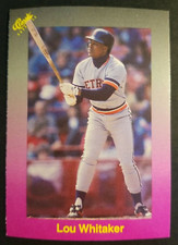 Lou Whitaker Detroit Tigers 1989 Classic Purple Travel #188 Baseball Card 