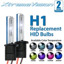 Xtremevision H1 Hid Xenon Replacement Bulbs - 4300k 5000k 6000k 8000k 10000k
