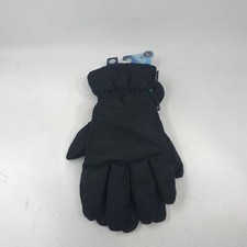 Isotoner 100% Waterproof SmarTouch Gloves, Size M/L - Black Men's