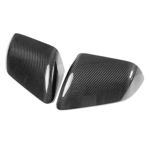 TAPA DE ESPEJO RETROVISOR LATERAL DE FIBRA DE CARBONO PARA FORD MUSTANG 2015~2023 CON SEÑAL LED 2x - Imagen 2 de 4