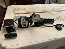2 Vintage Brownie Cameras Reflex Synchro Model Twin 20 Chinon 38mm F:2.7 Len