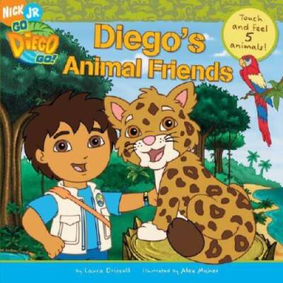 Diegos Animal Friends Touch  Feel 5 Animals (Go, Diego, Go) - VERY GOOD
