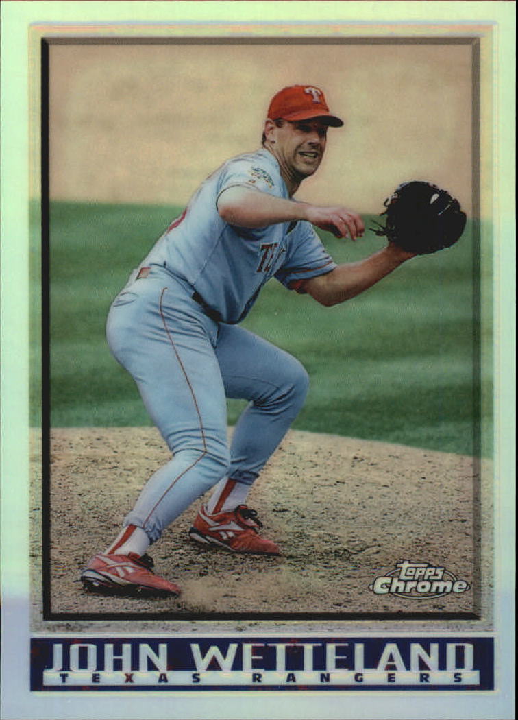 1998 Topps Chrome Refractors #329 John Wetteland - NM-MT
