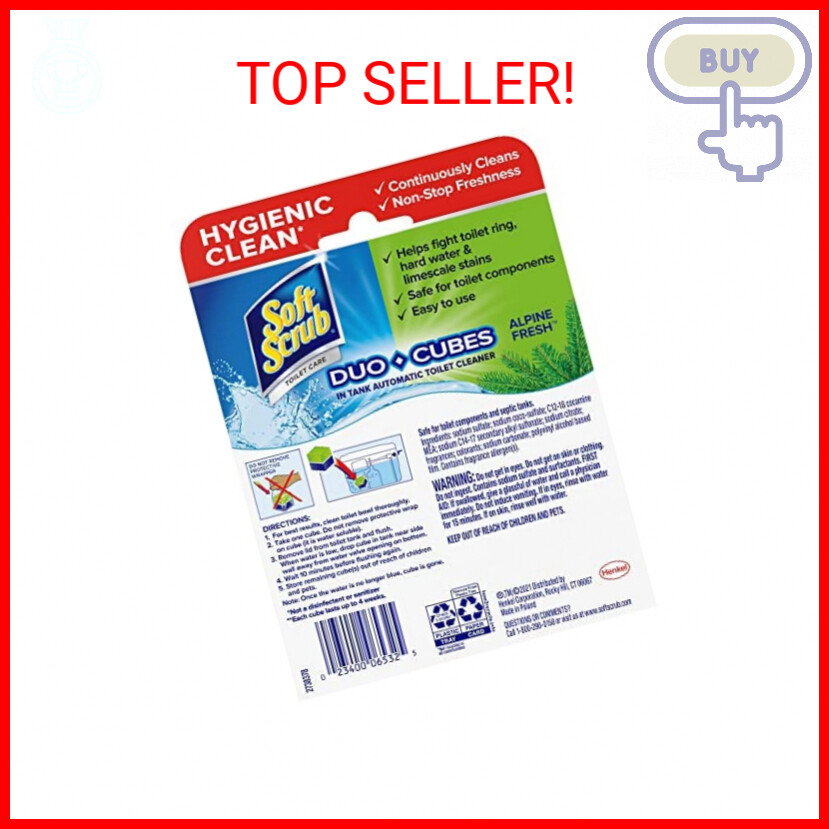Soft Scrub inTank Toilet Cleaner DuoCubes, Alpine Fresh, 4Count eBay