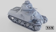 NSM M3A1 Lee Cast Hull,1/56th Scale,28mm For Bolt Action.