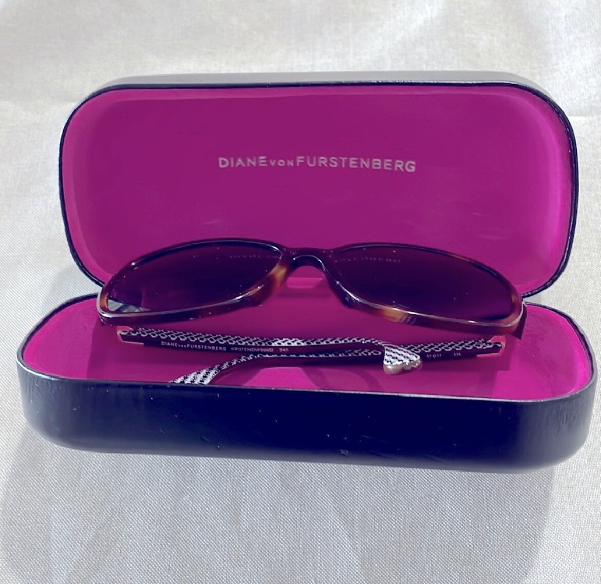 Diane von Furstenberg DVF598S KRISTEN 240 Tortoise RX-Ready  display picture 1