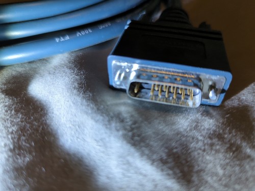 Cisco CAB-X21MT X.21 DTE Serial Cable Male DB60 to Male DB15, 3m, 72-0789-01 - Picture 5 of 10
