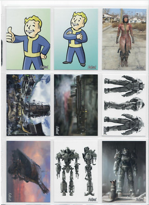 Fallout Trading Series 1 Base Set of  144 Cards.