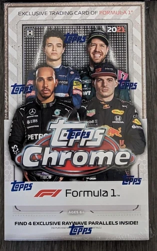 2021 Topps Chrome Formula 1 Racing Factory Sealed Hobby Lite Box 16 Packs!