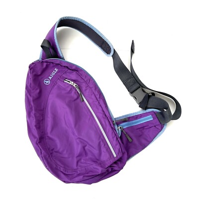 Aigle Crossbody Bag Sling Backpack Hiking Travel Lightweight Side Buckle Pockets