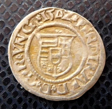 AUSTRIA - HUNGARY / FERDINAND I.(1526-1564) / SILVER DENAR 2. / 1542 K-B