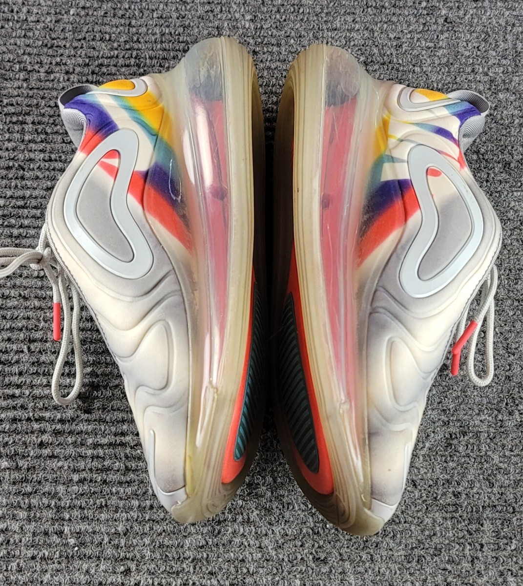 NIKE Air Max 720 Pride Mens Size 9 Wolf Gray Teal Nebula Pink