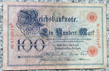 Deutsches Reich Reichsbanknote 100 Mark 1903