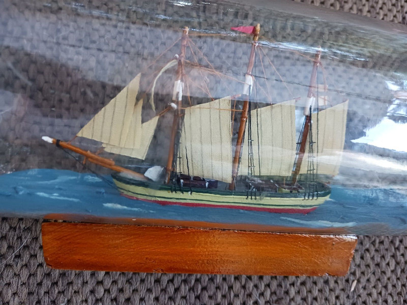 Vintage  Ship in a Bottle by Authentic Models Co.
