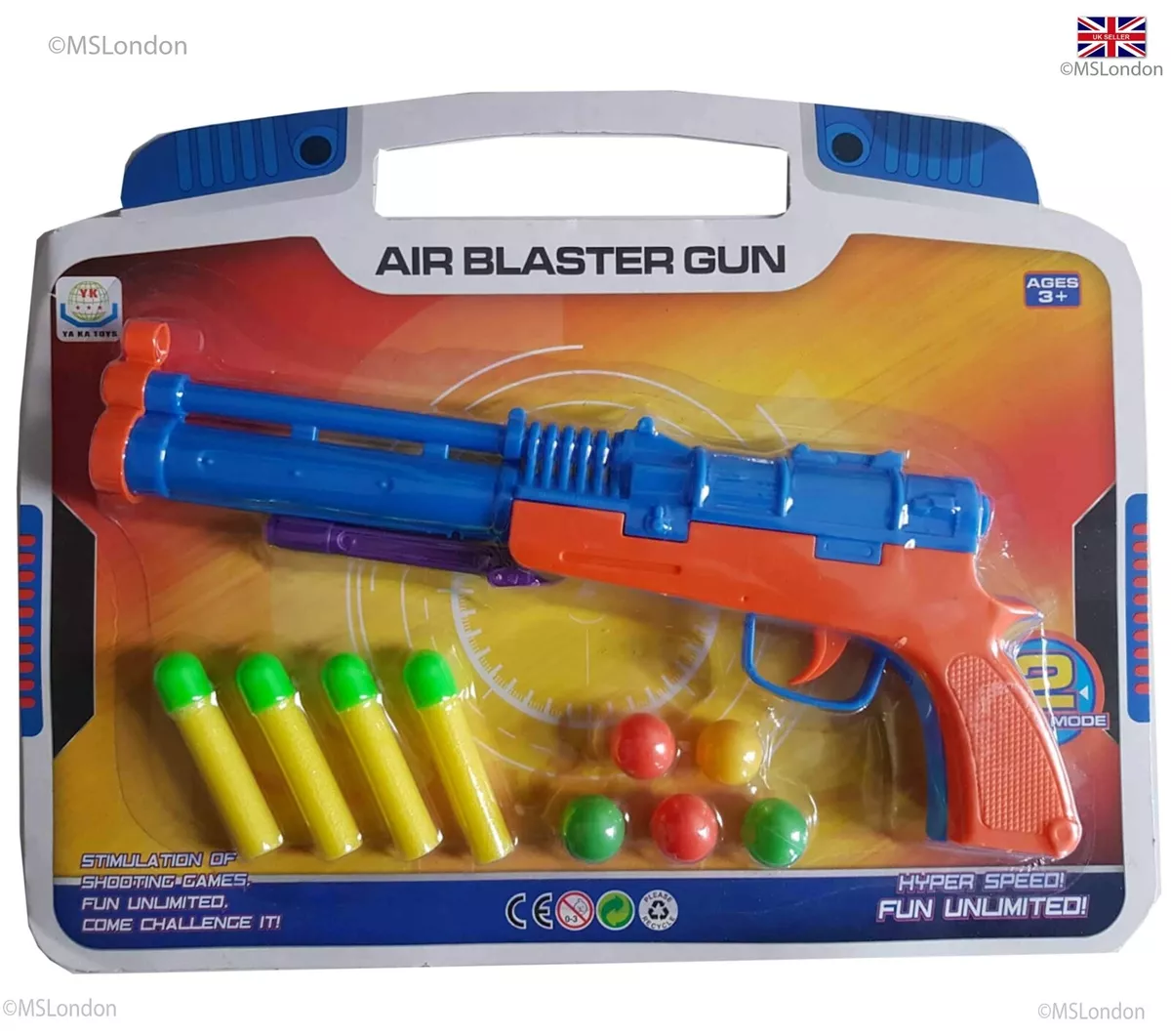 Les enfants de l'air en plastique Soft pistolet jouet de tir des