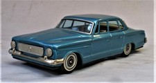 Vintage 1963 Plymouth Valiant - Friction Tin Toy Car - Made in Japan by Bandai