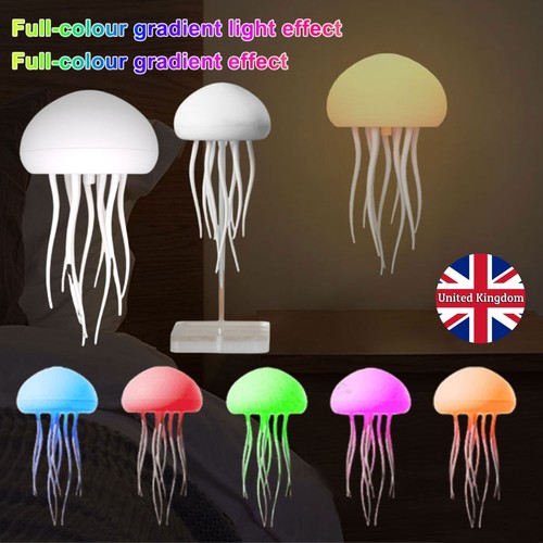 Jellyfish Pendant Light Voice Control Night Light Cute Bedside