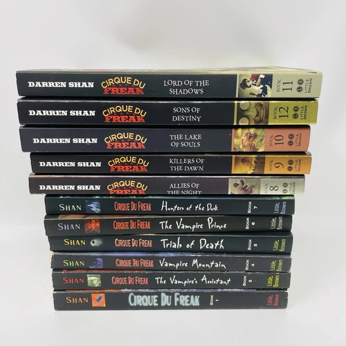 Lot 11 Cirque du Freak Books Darren Shann Almost Complete Vampire Missing #3 PB