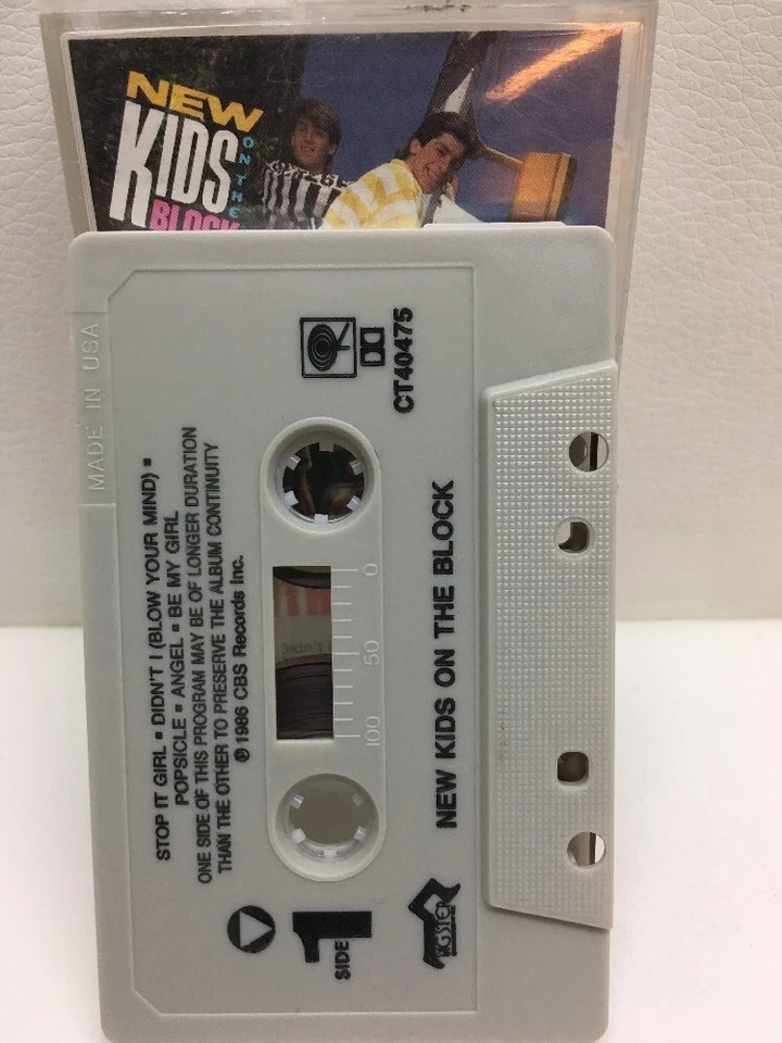 New Kids On The Block 1986 Cassette Tape CT 40475 - Image 2 of 3