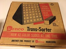 Vintage Kenco Metal  Plastic Slide Sorter Viewer 450 Original Box No Light