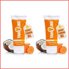 CARROT TANNING GEL Moisturizing with Vitamin E 148ml 2 Pack TAN U LIKE