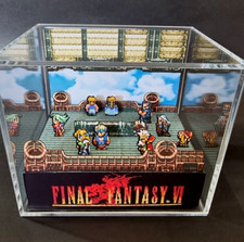 Final Fantasy 6 - Cubo 3D Diorama Hecho a Mano - Videojuegos - Shadowbox