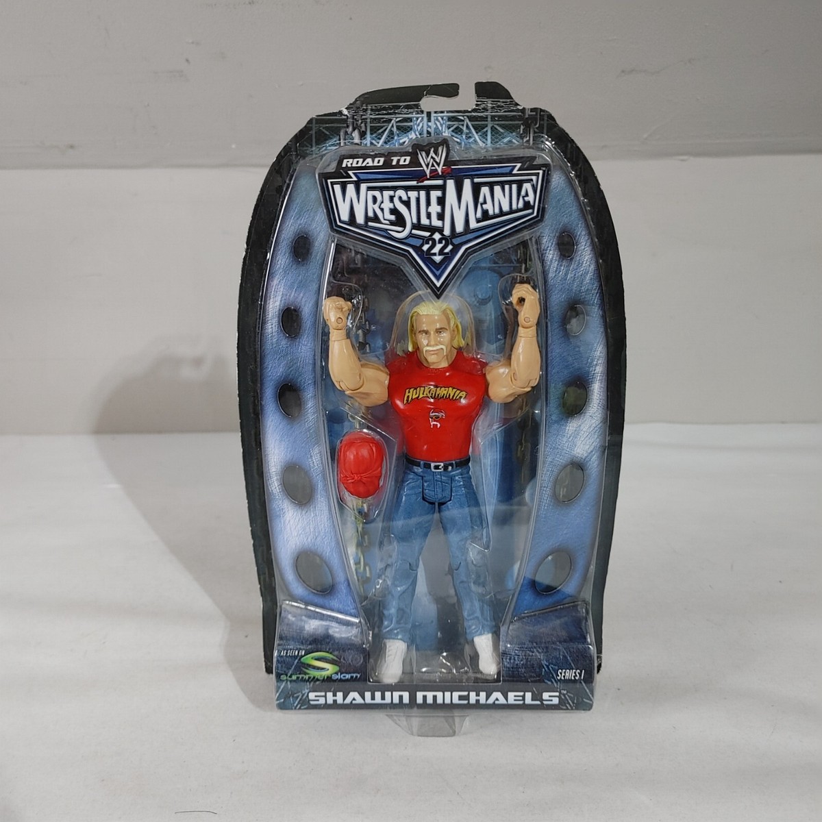 SHAWN MICHAELS as Hulk Hogan WWE Jakks Road to Wrestlemania