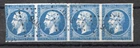 26751 France Napoleon No. 14B YT in block of 4 Price €100