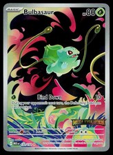 Carta Pokemon Mega Evoluzioni Bulbasaur 133/132 Holo TIMBRATO PROMO