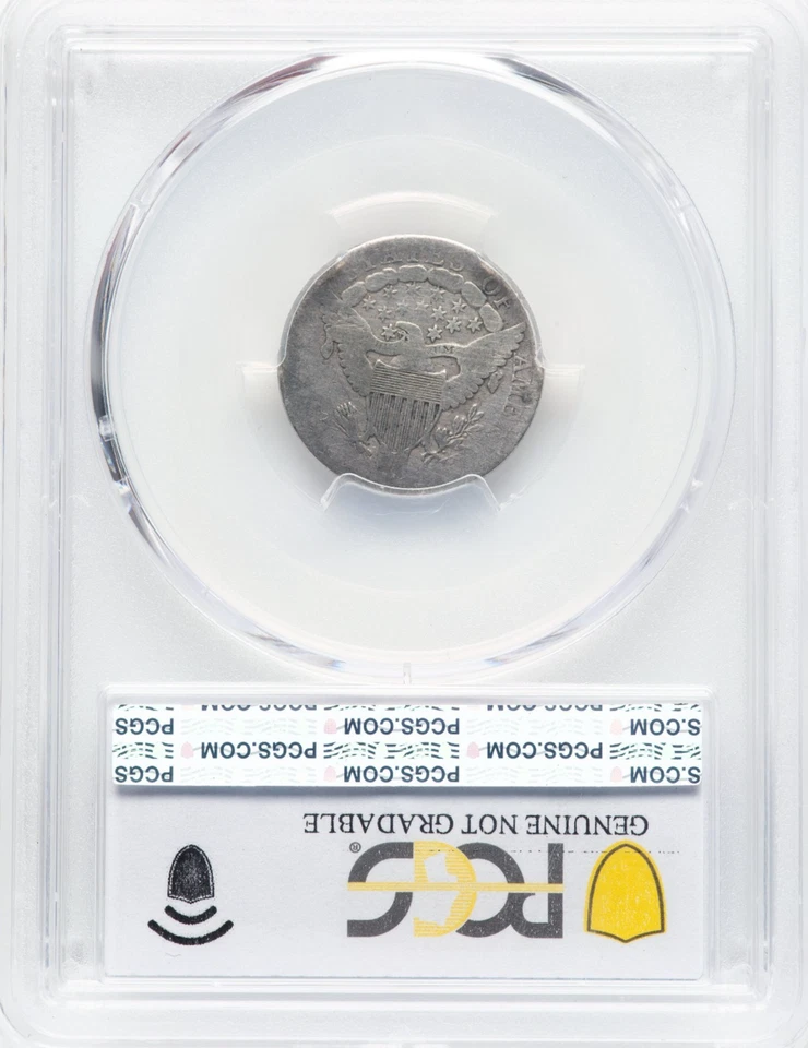 Moneda de diez centavos busto drapeado 1807 10c PCGS buenos detalles limpia ENVÍO RÁPIDO GRATUITO Foto 3 de 4