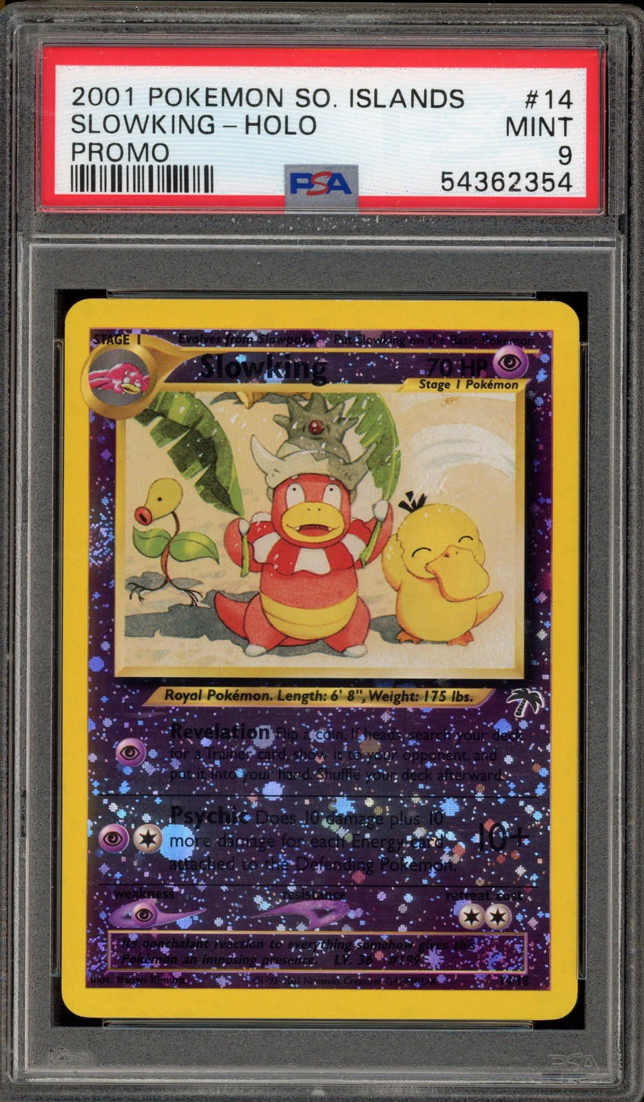 Pokemon Slowking Southern Islands Holo Promo #14 PSA 9 Mint