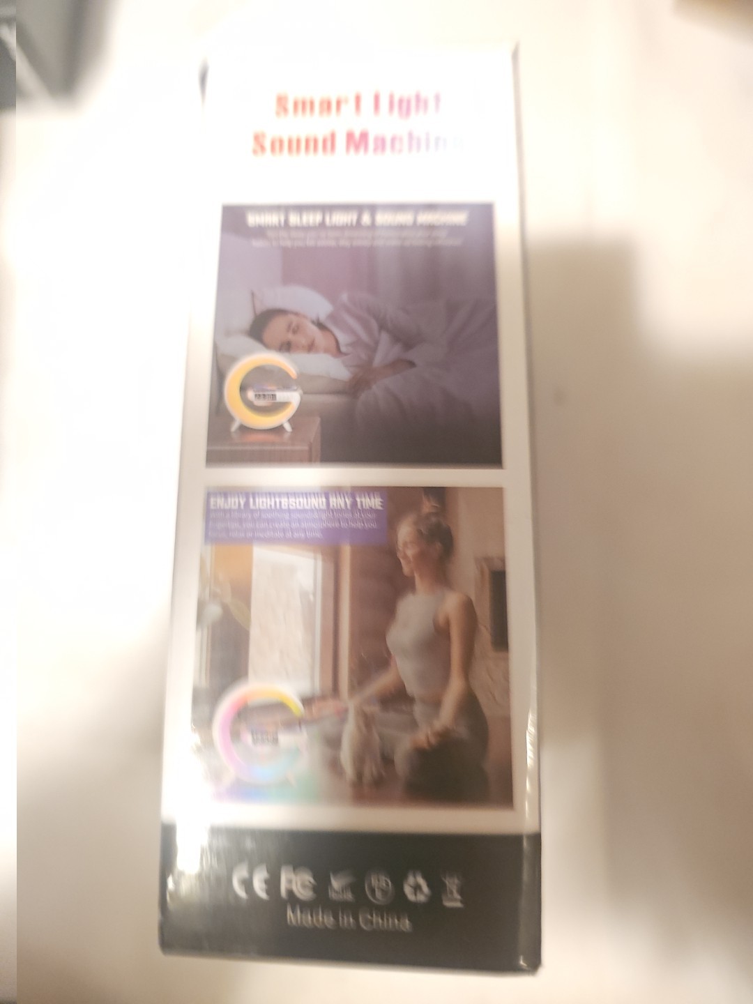 Smart Light & Sound Machine Wireless Sleep Aid w/Alarm Clock NIB FREE SHIPPING!