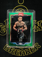2025 TOPPS CHROME UFC - JOSHUA VAN - GREEN REFRACTOR - ROOKIE - 68/99 - #136
