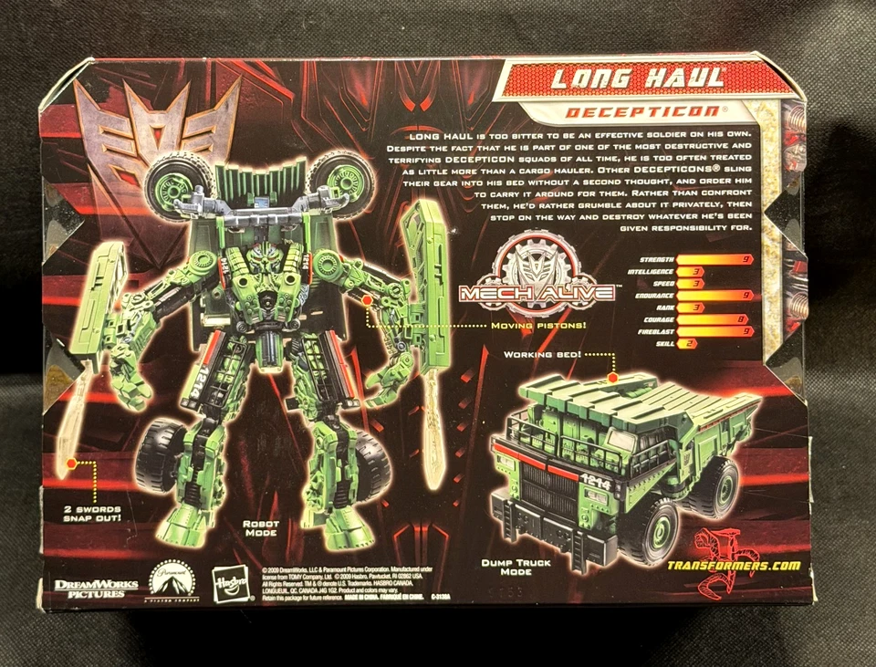 Transformers Revenge of the Fallen ROTF Voyager Class Long Haul - Image 2 of 2
