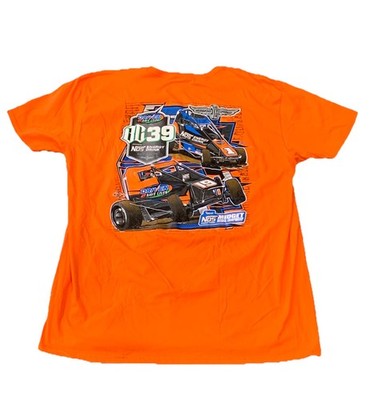 BC39 DIRT TRACK INDIANAPOLIS SPEEDWAY Men s 2XL Double-Sided T-Shirt SPRINT CAR