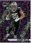 2025 Panini Mosaic Football No Huddle Purple Kendre Miller #124
